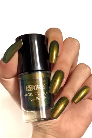 Mara Rainbow Nail Polish Bronze - Gold - Green